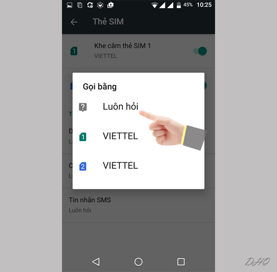 Chọn luôn hỏi